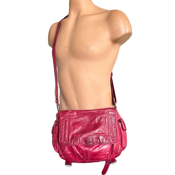 Rebecca Minkoff crossbody satchel bag soft leather - Picture 2 of 9